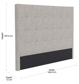 Alina King Size Bedhead