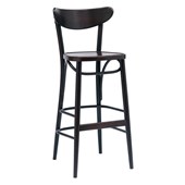 Banana Barstool, 760mmSH, Raw Beech.  Leg Connection Type 49