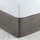 KOO Quilted Valance Black King