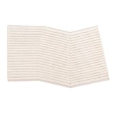 Lines White Rug by GAN Rugs