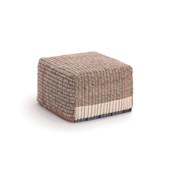 Reversible Pouf by GAN Rugs. Pink. 61cm x 61cm x 37cm