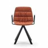 Maarten Chair Pyramid base by Viccarbe