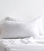 Arlo Stonewash 2 Pack Pillowcases - White