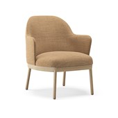 Aleta Timber Lounge Chair by Viccarbe